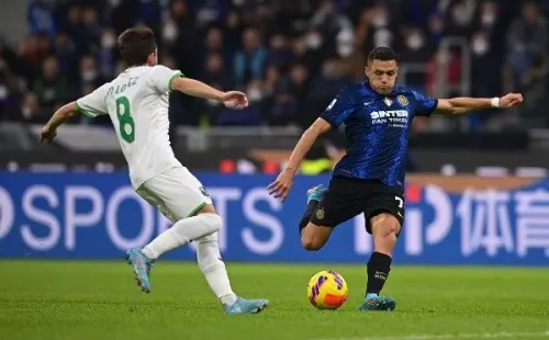 Alexis Sánchez fue titular pero no pudo marcar diferencias ante el Sassuolo. Fuente: Getty Images.