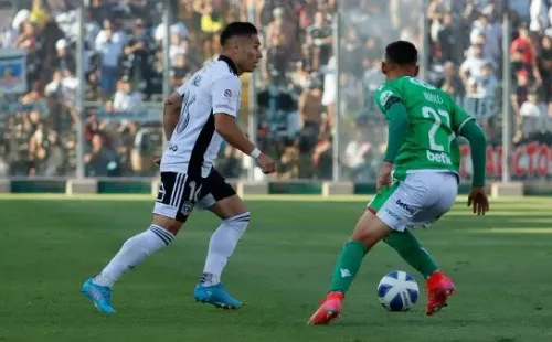 Óscar Opazo no pudo terminar el partido con Audax Italiano / FOTO: Colo Colo