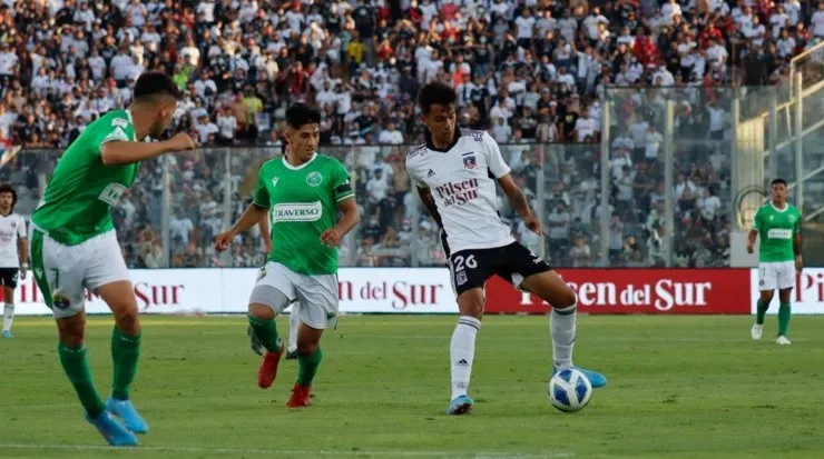 Villanueva ingresó desde la banca de suplentes ante Audax Italiano. | Foto: Colo Colo.