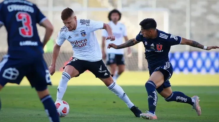 Leo Gil repetirá como volante creativo este domingo ante la U. | Foto: Colo Colo.