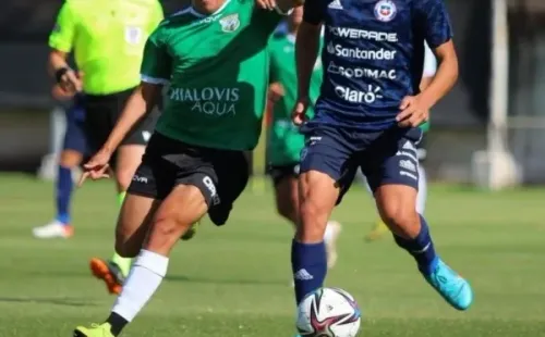 Joan Cruz entrenó en la semana con La Roja Sub-20 | Foto: @joancruz.10