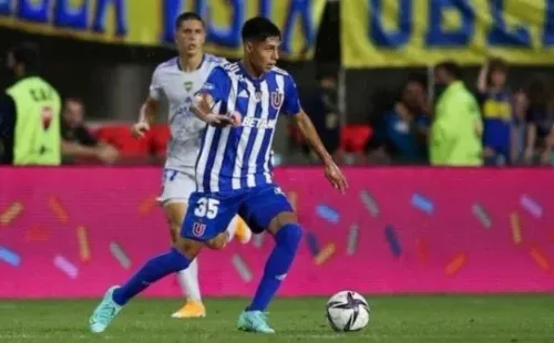 Darío Osorio es una de las sorpresas en el 11 de la U. / FOTO: Universidad de Chile