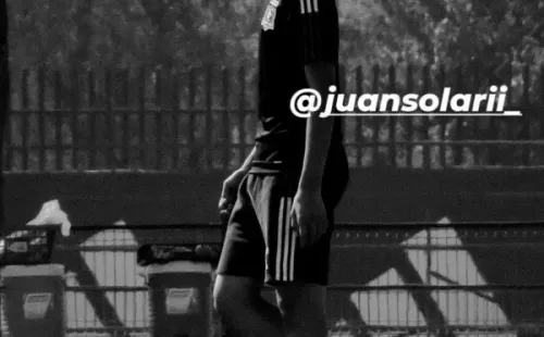 Juan Solari en el estadio Monumental