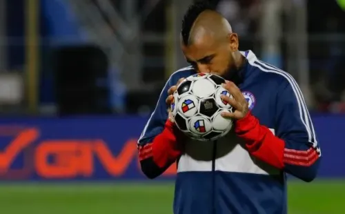 Arturo Vidal dejará todo por volver a meter a Chile en un Mundial. / FOTO: Agencia Uno