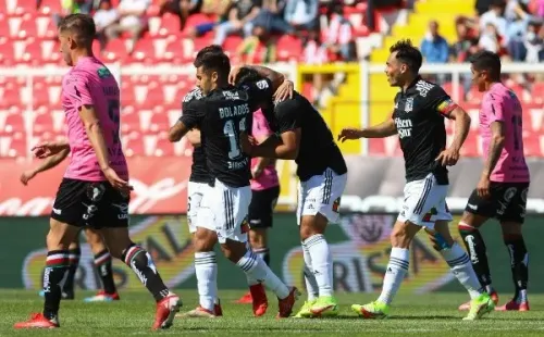 Colo Colo venció por 2-1 a Palestino en su última visita a La Cisterna por el Campeonato Nacional de Primera División. | Foto: Agencia UNO.
