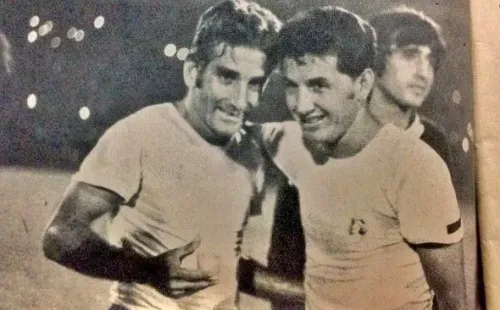 Elson Beiruth y Leonel Sánchez, una linda sociedad de ese Colo Colo 1970. | Foto: Archivo.