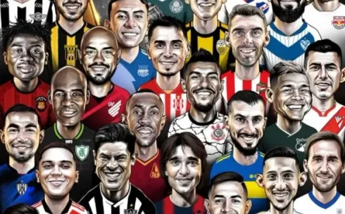 Los 32 equipos participantes de la fase de grupos de la Copa Libertadores 2022. | Foto: Conmebol.