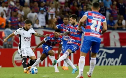Gabriel Costa fue clave con su asistencia para Lucero. / FOTO: Copa Libertadores
