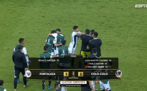 El encontrón de Pavez con Villanueva.