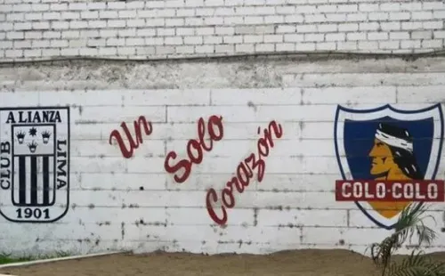 El mural de la amistad en el barrio Matute de Lima.