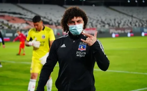 Maximiliano Falcón se ha empapado con la identidad colocolina. / FOTO: Guillermo Salazar