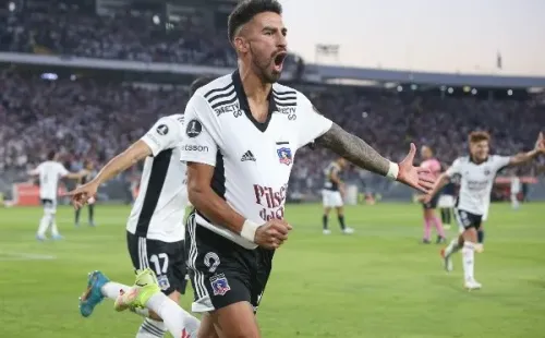 Juan Martín Lucero es el goleador de Colo Colo en el torneo. / FOTO: Agencia Uno