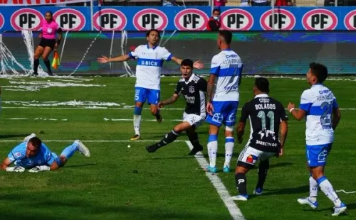 Alexander Oroz se visitó de héroe desde la banca para darle el empate a Colo Colo. | Foto: Guillermo Salazar.