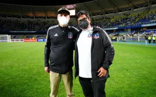 Edmundo Valladares y Edison Marchant dejan el directorio de Blanco y Negro. / FOTO: Guille Salazar