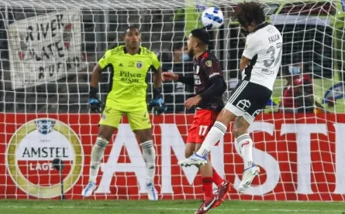 Peluca Falcón se vio bien ante rivales verdaderamente potentes en esta Copa Libertadores. | Foto: Agencia UNO.