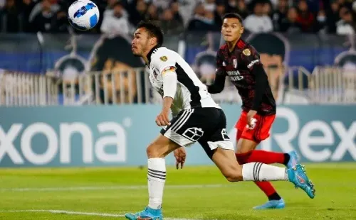 Gabriel Suazo fue la gran figura de Colo Colo en la derrota ante River Plate. | Foto: Getty Images.