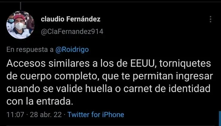 Hinchas proponen ideas para mejorar Experiencia Estadio