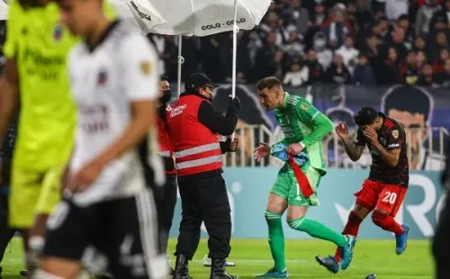 Gabriel Suazo condenó los diversos hechos de violencia que han protagonizado los hinchas albos. Fuente: Agencia UNO.