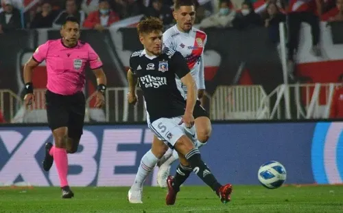 El Colo le brindó buen pase filtrado a Juan Martín Lucero que puso el 1 a 0 ante Curicó. Fuente: Agencia UNO.