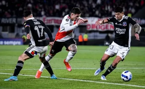Colo Colo cayó inapelablemente por 4-0 ante River Plate en Argentina. | Foto: Getty Images.