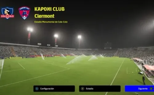 Así se ve el estadio Monumental en el eFootball 2022. Créditos: Felipe Kaponi.