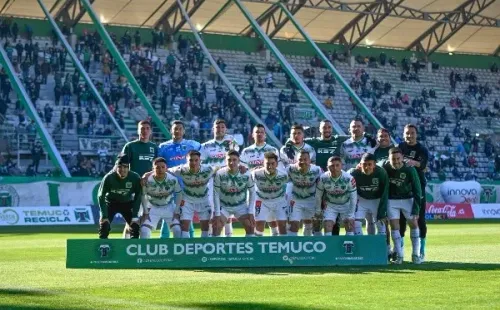 Deportes Temuco cerró la primera rueda del torneo 2022 de la Primera B con cuatro triunfos, cinco empates y siete derrotas. | Foto: Agencia UNO.
