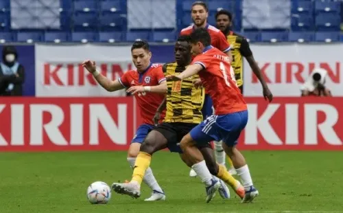 Óscar Opazo fue reemplazado por Gary Medel en defensa a los 74 minutos de juego. | Foto: Getty Images.