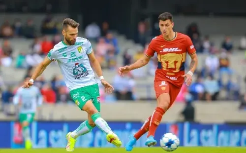 La del Club León de México fue la última camiseta que defendió Gary Kagelmacher. | Foto: Getty Images.