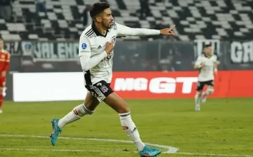 Juan Martín Lucero dio muestras de su gran presente al abrir la cuenta esta noche. | Foto: Guillermo Salazar.