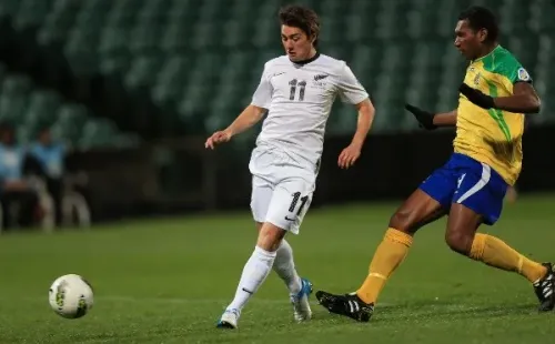Marco Rojas ha jugado en las selecciones juveniles y en la adulta de Nueva Zelanda. | Foto: Getty Images.