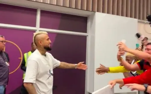 Arturo Vidal fue recibido como un Rockstar en Río de Janeiro | Imagen: Twitter