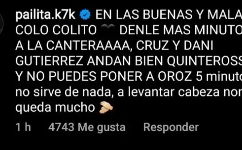 Las palabras de Pailita
