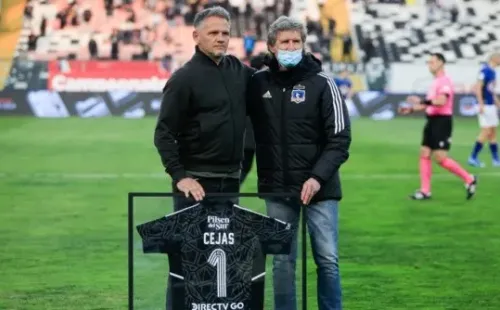 Colo Colo homenajeó a Sebastián Cejas | Imagen: Agencia Uno