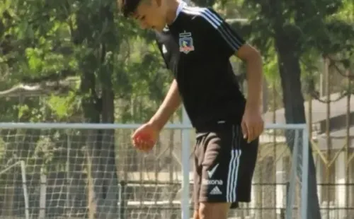 Juan Solari en Colo Colo. Foto: Sebastián Fuica.