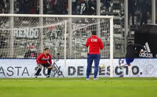 Damián Torres cumplió su sueño y marcó un gol en el Estadio Monumental. Fuente: Agencia UNO.