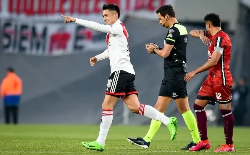 River Plate marcha en el quinto lugar con 25 puntos y está a cuatro unidades del puntero Atlético Tucumán. | Foto: Getty Images.