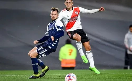Pablo Solari está mostrando un gran nivel con la camiseta de River Plate. | Foto: Getty Images.