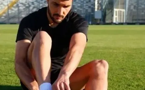 La curiosa publicación de Nicolás Blandi en el Estadio Monumental. | Foto: Captura.