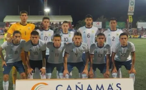 Pablo Solari estuvo dentro de la nómina de Argentina para el Torneo Internacional de Fútbol Sub-20 de la Alcudia de 2019. (Camiseta 22)| Foto: Archivo.