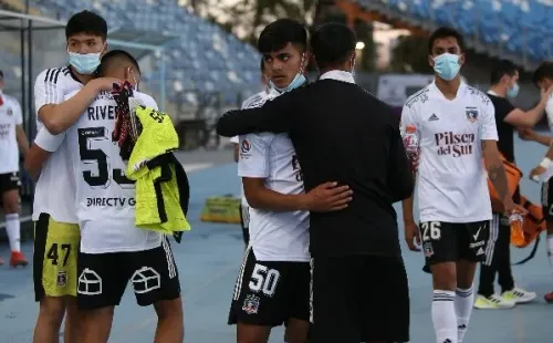 Matías Pinto con el 50 en Colo Colo