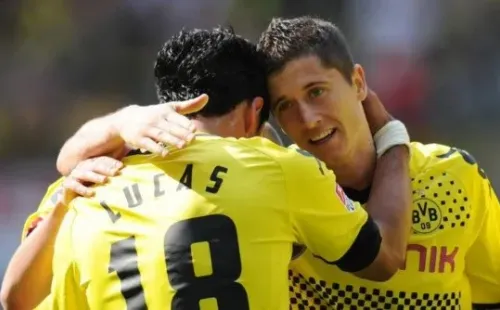 Lucas Barrios era titular por sobre un joven Robert Lewandowski | Imagen: archivo