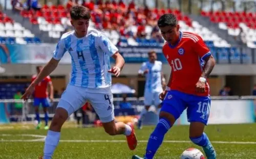 La clara diferencia en la camiseta argentina con la chilena | Imagen COCh