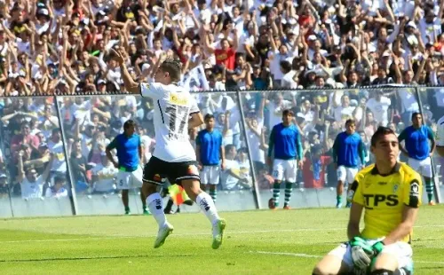 Felipe Flores anotó el gol del triunfo para sellar el título en el Clausura 2014. | Foto: Agencia UNO.