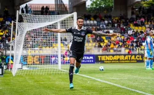 Juan Martín Lucero anotó esta tarde su gol 15 en el Campeonato Nacional 2022. | Foto: Guillermo Salazar.