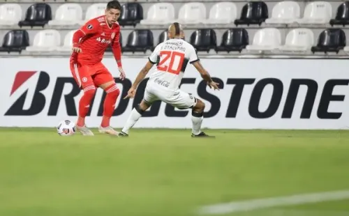 Palacios jugó 35 partidos en el año que alacanzó a estar en el Inter de Porto Alegre. | Foto: Agencia UNO.
