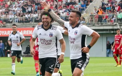Matías Zaldivia abrió la cuenta casi al término del primer tiempo. | Foto: Agencia UNO.
