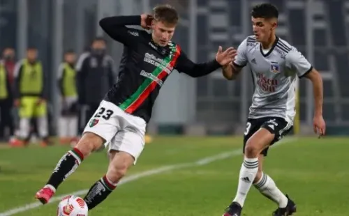 Bruno Barticciotto enfrentando a Colo Colo | Imagen: Agencia Uno