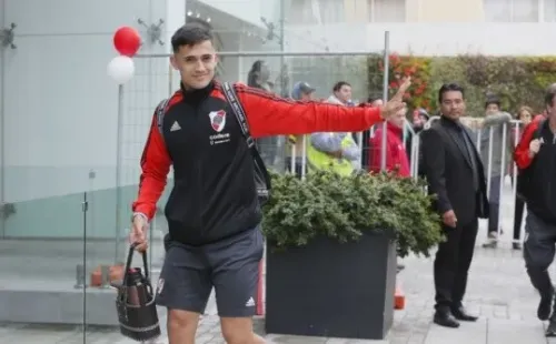 Pablo Solari comandó la llegada de River Plate a Viña del Mar | Imagen: La Página MIllonaria