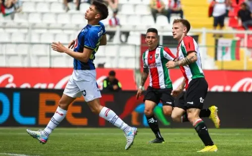 Bruno Barticciotto anotó varios goles en su regreso a Palestino tras no tener muchas oportunidades en Universidad Católica durante el primer semestre. | Foto: Agencia UNO.