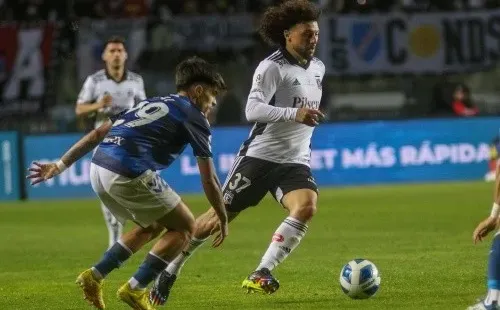 Maximiliano Falcón fue titular en Colo Colo ante el Betis | Imagen: Guillermo Salazar